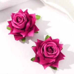 2 Rose Hair Clips💗💗